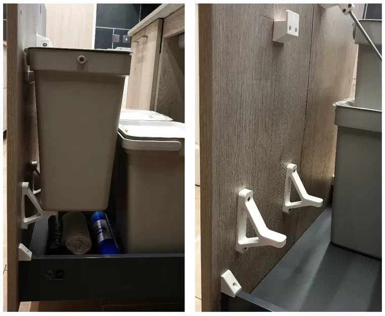 Gá đỡ dưới cho Ikea Hallbar (10L) - Image 1