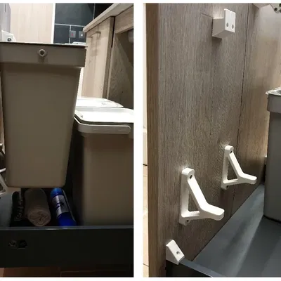 Gá đỡ dưới cho Ikea Hallbar (10L)