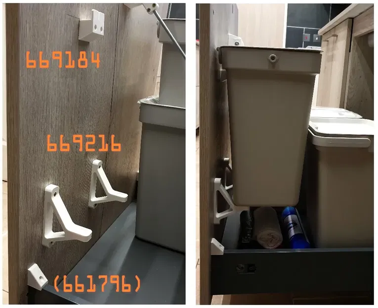 Gá đỡ dưới cho Ikea Hallbar (10L) - Image 6