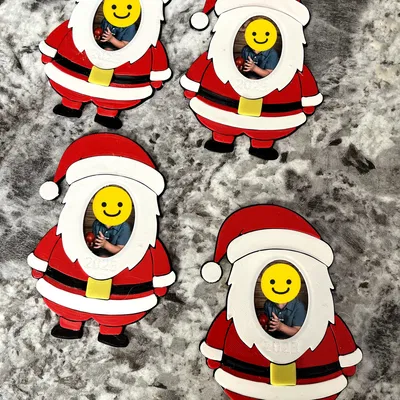 Móc Treo Trang Trí Ông Già Noel Có Chỗ Để Ảnh