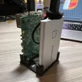 Raspberry Pi 5 and any SSD vertical stand (parametric) - Thumbnail 2