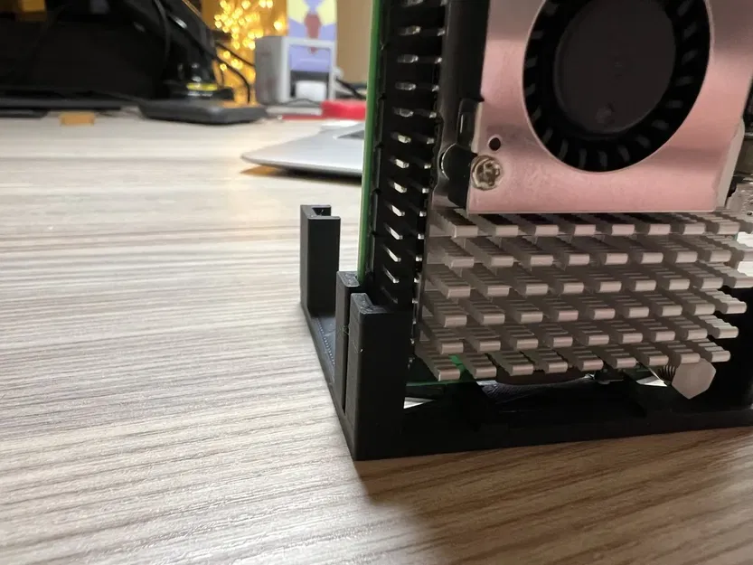 Raspberry Pi 5 and any SSD vertical stand (parametric) - Image 4