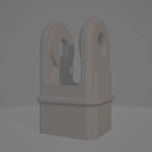 HyperX QuadCast Boom Arm Adapter remix 5/8 inch (widened to allow original spacers - 10mm) - Image 1