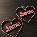 Barbie Heart Earrings - Thumbnail 1