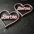 Barbie Heart Earrings - Thumbnail 2