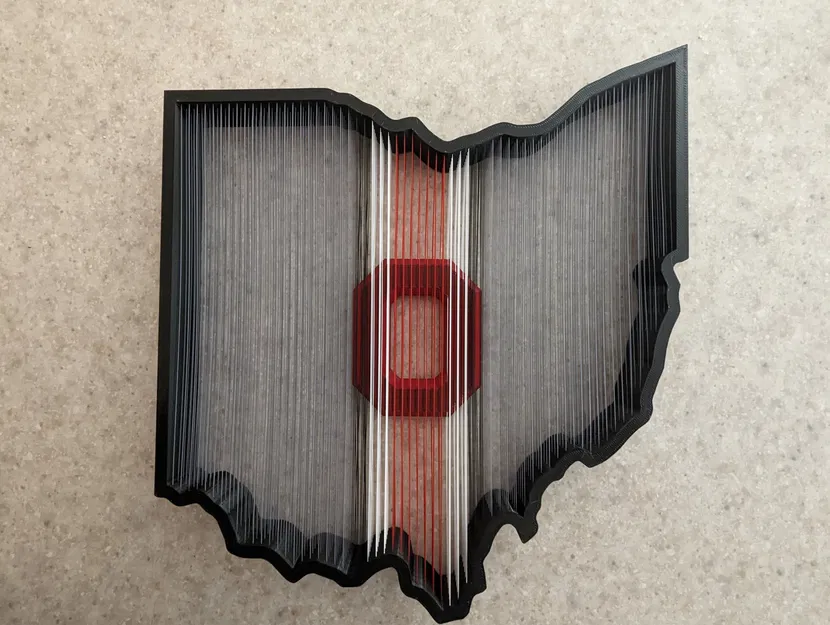 Tranh Dây Nghệ Thuật Bang Ohio - Image 1