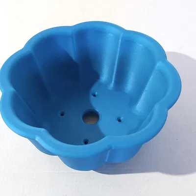 Bonsai pot 22 octagonal rounded lotus 182x182x87mm