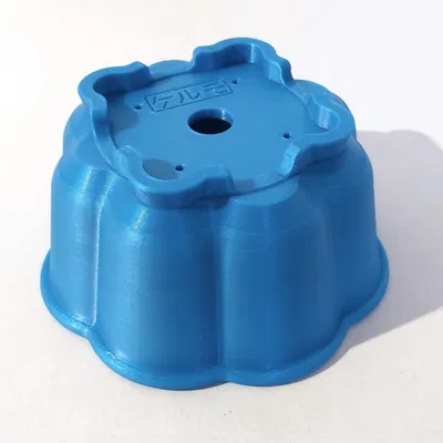 Bonsai pot 22 octagonal rounded lotus 182x182x87mm