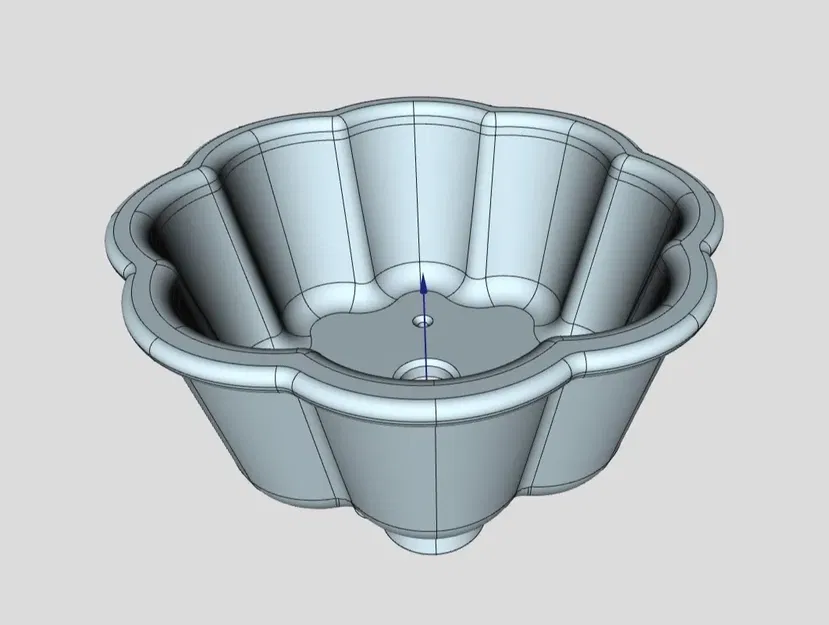 Bonsai pot 22 octagonal rounded lotus 182x182x87mm - Image 4