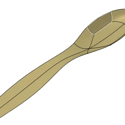 In 3D cái muỗng