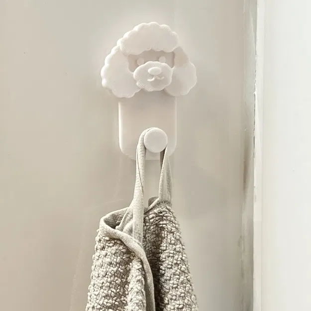 Móc treo khăn hình Poodle - Image 2
