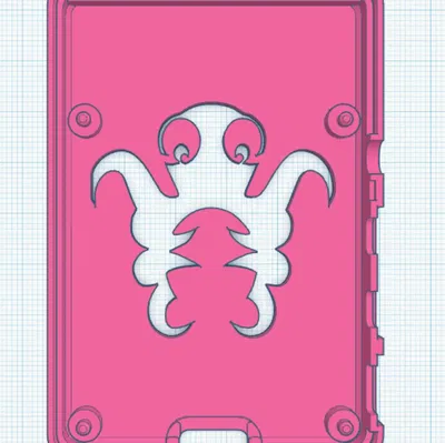 OctoPrint Raspberry Pi 4B Snap case with rail mount