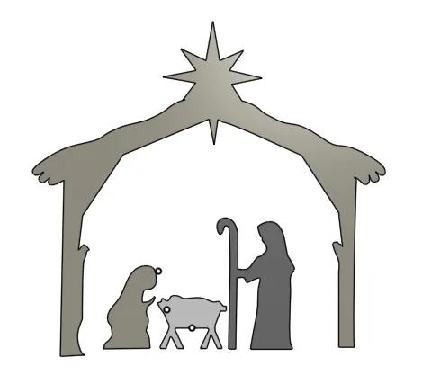 25 NGÀY IN 3D GIÁNG SINH Số 4 Bộ tượng Chúa giáng sinh - Image 1