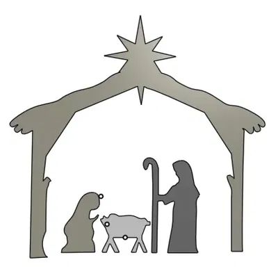 25 NGÀY IN 3D GIÁNG SINH Số 4 Bộ tượng Chúa giáng sinh