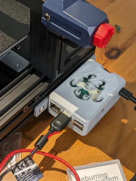 OctoPrint Raspberry Pi 4B Snap case with rail mount - Image 3