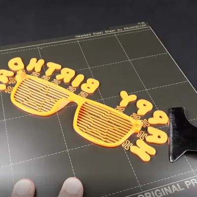 Bobble HAPPY BIRTHDAY glasses