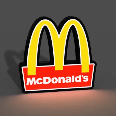 McDonald's Lightbox LED Lamp