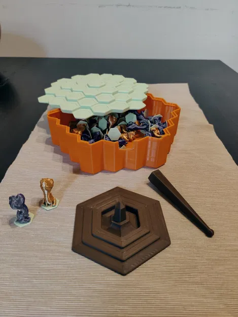 Phụ kiện trò chơi cân bằng Prusa: hộp và đế hai mảnh - Image 1