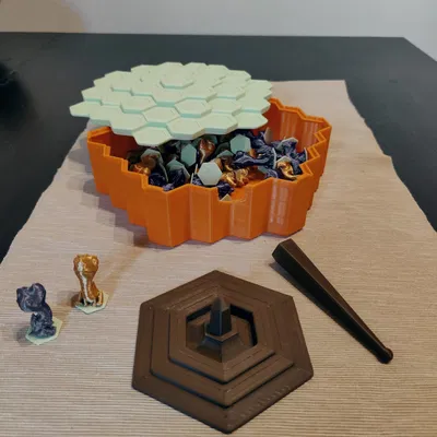 Phụ kiện trò chơi cân bằng Prusa: hộp và đế hai mảnh