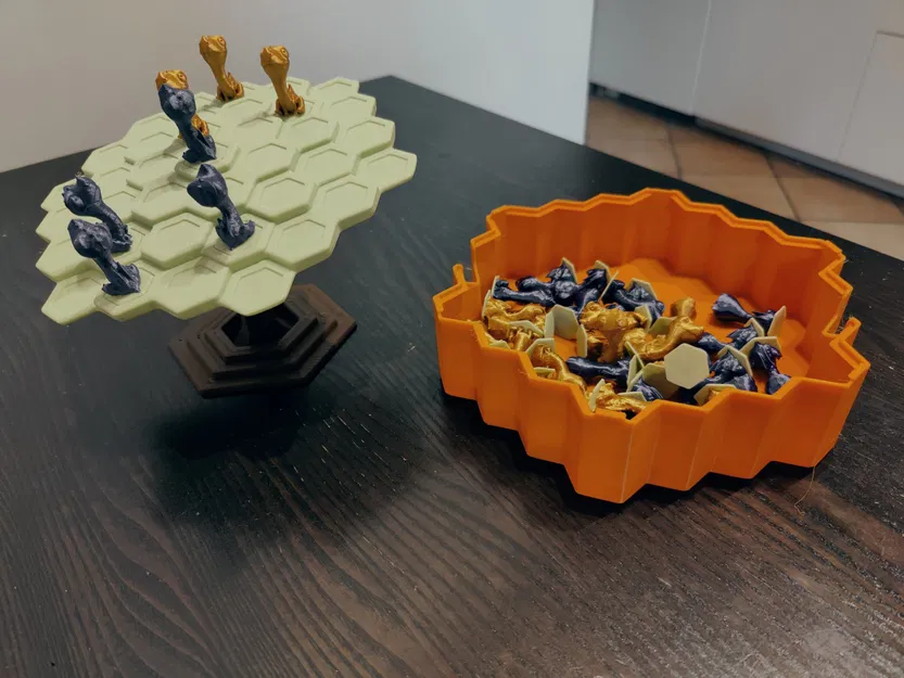 Phụ kiện trò chơi cân bằng Prusa: hộp và đế hai mảnh - Image 3