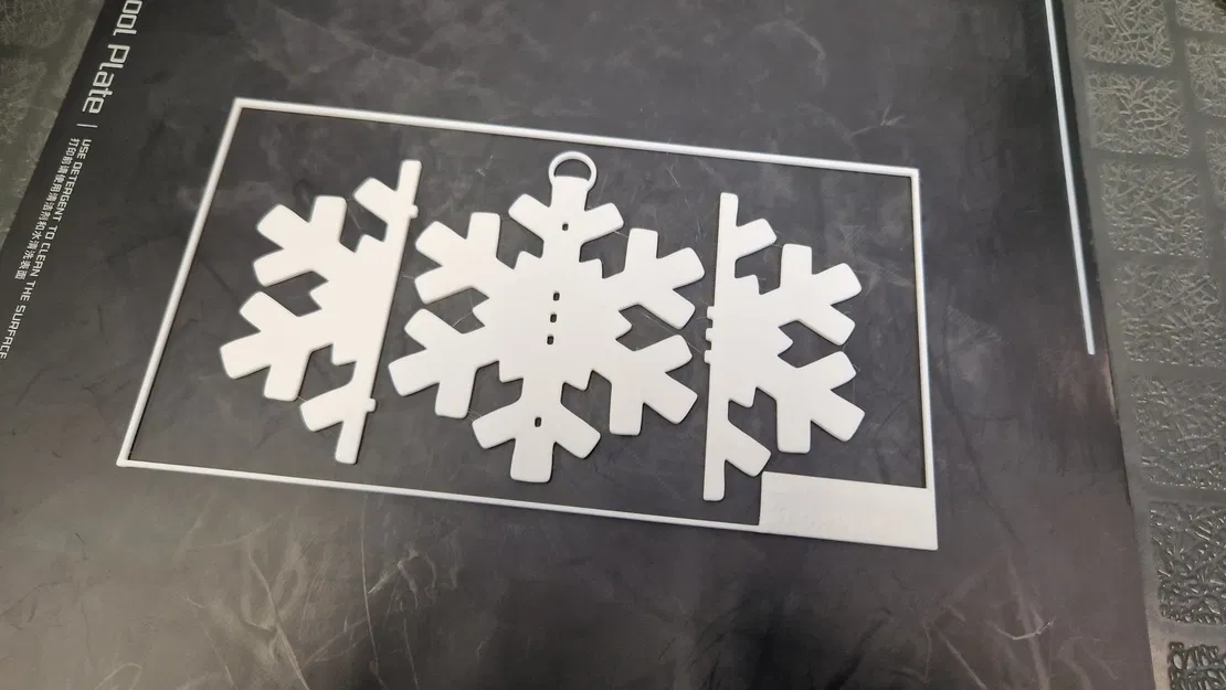 Snowflake/Schneeflocke Kit Card - Image 1