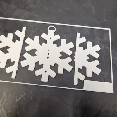 Snowflake/Schneeflocke Kit Card