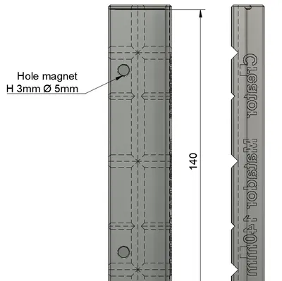 Mâm Cặp Mềm Cho Vice 140mm