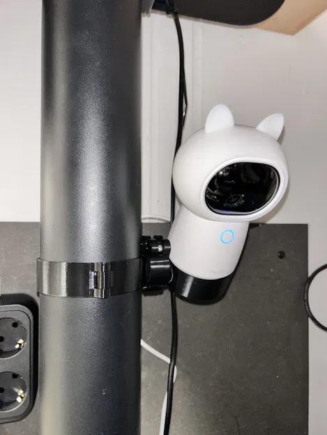 Aqara G3 Hub pipe D80 mount pipe clamp - Image 1