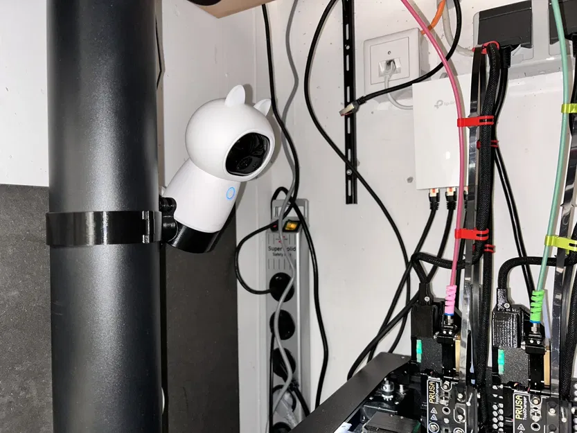 Aqara G3 Hub pipe D80 mount pipe clamp - Image 2