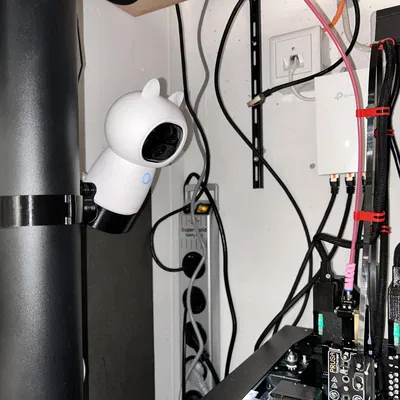 Aqara G3 Hub pipe D80 mount pipe clamp