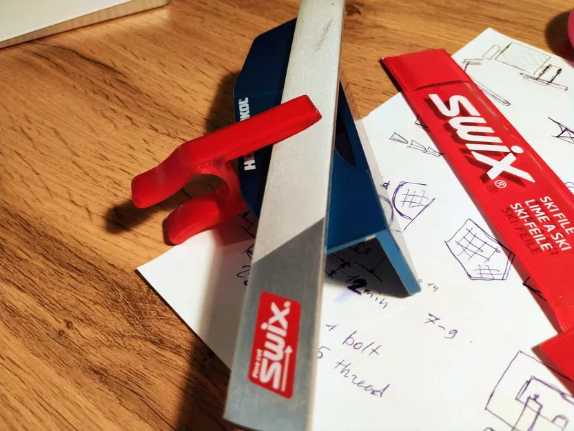 Kẹp Giữ Thanh Dũa Lưỡi Trượt Tuyết - Image 2