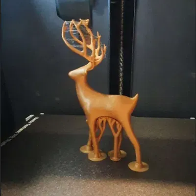 Tượng Nai Đặc Ruột Có Móng Guốc