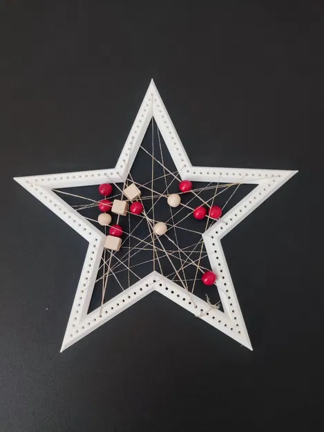 Hvězda na vyšívání - Star embroidery - Dream Catcher - Image 1