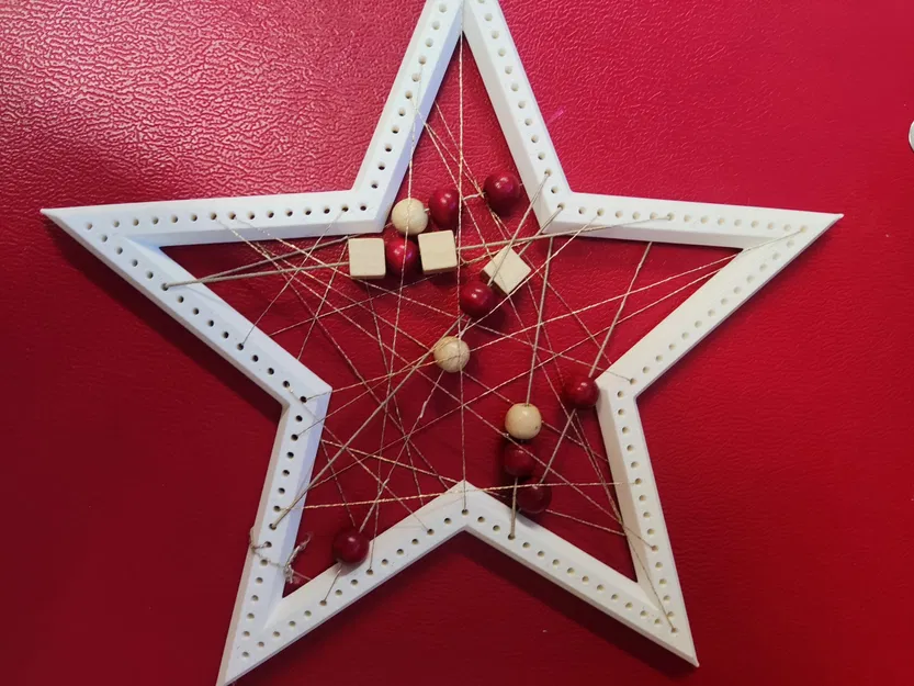 Hvězda na vyšívání - Star embroidery - Dream Catcher - Image 2