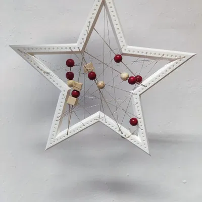 Hvězda na vyšívání - Star embroidery - Dream Catcher