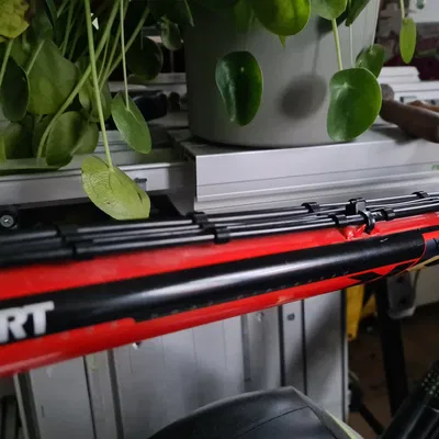 Different clips for holding bike cables