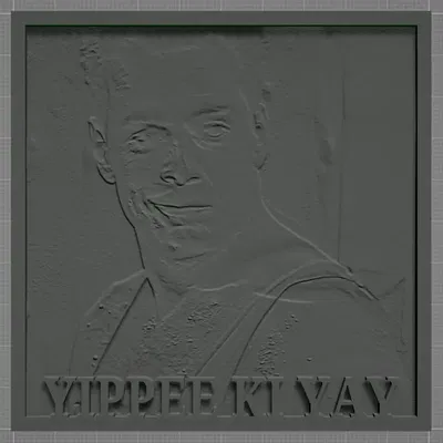 HueForge - Die Hard Bruce Willis