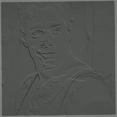 HueForge - Die Hard Bruce Willis