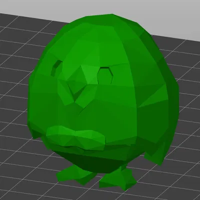 Rowlet Low Poly