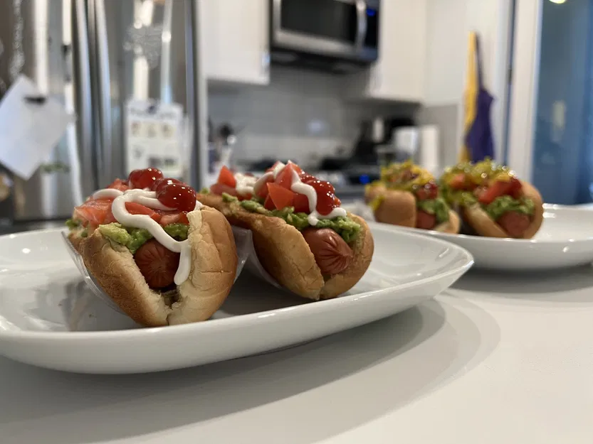 Kẹp Xúc Xích Đôi Tối Giản - Image 2