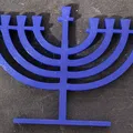 Menorah - Đèn Lễ Hanukkah Đơn Giản - Thumbnail 1