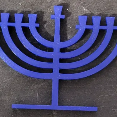 Menorah - Đèn Lễ Hanukkah Đơn Giản