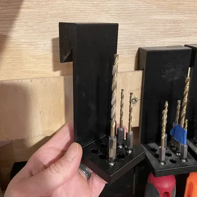 Kệ Giữ Mũi Khoan Thanh Ray Kiểu Pháp