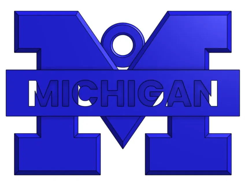 Móc Khóa Michigan - Image 2