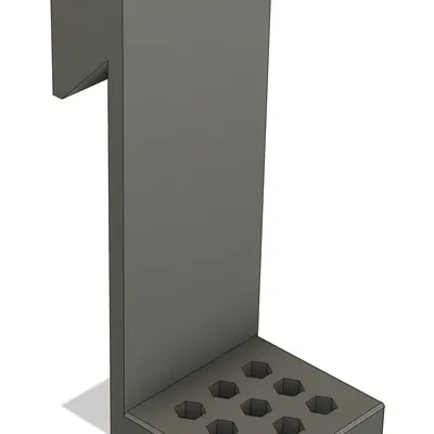 Kệ Giữ Mũi Khoan Thanh Ray Kiểu Pháp