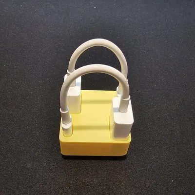 Giá đỡ Gridfinity cho bộ chuyển đổi USB-C sang USB của Apple