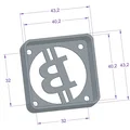 Bitcoin Fan Cover (4010, 4020 & face plate only) - Thumbnail 2