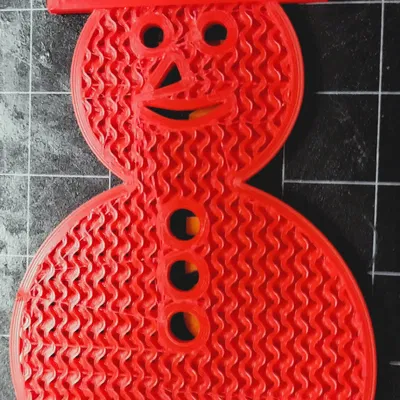 Móc Treo Giáng Sinh - Nón Người Tuyết Đổ Đầy