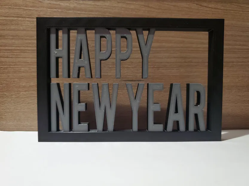 Mô Hình Trang Trí Chúc Mừng Năm Mới 2024 - Image 1