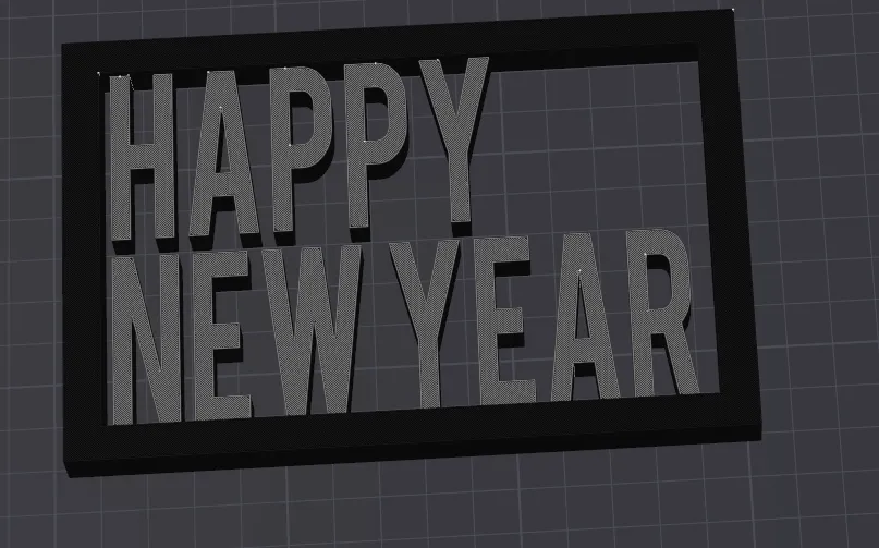 Mô Hình Trang Trí Chúc Mừng Năm Mới 2024 - Image 2